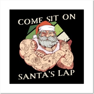 Come sit on Santa's Lap Posters and Art